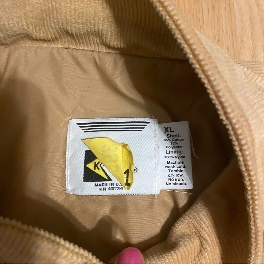 Vintage K-Brand Ford New Holland Corduroy Jacket Pheasant Embroidered XL